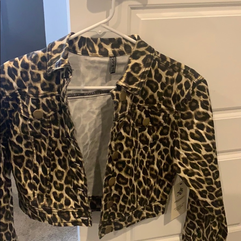 Cheetah print Levi jacket